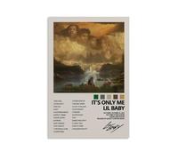 YJJECP Lil Baby It's Only MeWall Decoration Posters Waterproof Modern Home Printing Workplace Home Wall Art Easy to InstallUnframe-style20x30inch(50x75cm)