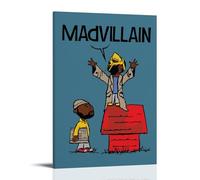 YJJECP Madvillainy MadvillainWall Decoration Posters Waterproof Modern Home Printing Workplace Home Wall Art Easy to InstallFrame-style08x12inch(20x30cm)