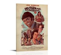 YJJECP One Flew Over The Cuckoo's NestWall Decoration Posters Waterproof Modern Home Printing Workplace Home Wall Art Easy to InstallFrame-style08x12inch(20x30cm)