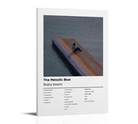 YJJECP The Melodic Blue by Baby KeemWall Decoration Posters Waterproof Modern Home Printing Workplace Home Wall Art Easy to InstallFrame-style16x24inch(40x60cm)