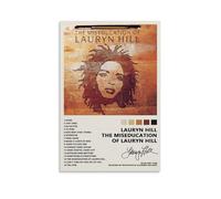 YJJECP The Miseducation of Lauryn Hill by Lauryn HillWall Decoration Posters Waterproof Modern Home Printing Workplace Home Wall Art Easy to InstallUnframe-style20x30inch(50x75cm)