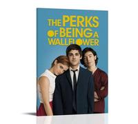 YJJECP The Perks of Being A WallflowerWall Decoration Posters Waterproof Modern Home Printing Workplace Home Wall Art Easy to InstallFrame-style24x36inch(60x90cm)