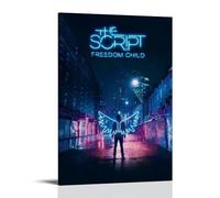 YJJECP The Script Freedom ChildWall Decoration Posters Waterproof Modern Home Printing Workplace Home Wall Art Easy to InstallFrame-style08x12inch(20x30cm)