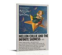 YJJECP The Smashing Pumpkins Mellon Collie And The Infinite SadnessWall Decoration Posters Waterproof Modern Home Printing Workplace Home Wall Art Easy to InstallFrame-style08x12inch(20x30cm)