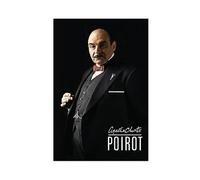 YJJGLZC Agatha Christie Hercule Poirot Poster Canvas Poster Wall Art Decor Print Picture Paintings for Living Room Bedroom Decoration 16x24inch(40x60cm)