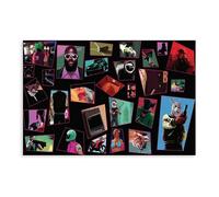 YJJGLZC Hotline Miami Game Poster Canvas Poster Bedroom Decor Landscape Office Room Decor Gift 16x24inch(40x60cm)