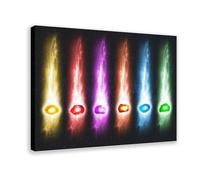 YJJGLZC Infinity Stones Art Poster Canvas Poster Wall Art Decor Print Picture Paintings for Living Room Bedroom Decoration 16x24inch(40x60cm)