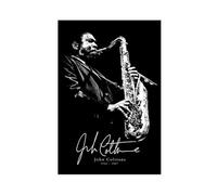 YJJGLZC John Coltrane Music Poster (1) Canvas Poster Wall Art Decor Print Picture Paintings for Living Room Bedroom Decoration 16x24inch(40x60cm)