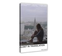YJJGLZC Lost In Translation Movie Poster Canvas Poster Wall Art Decor Print Picture Paintings for Living Room Bedroom Decoration 08x12inch(20x30cm)