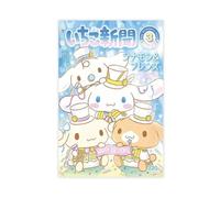 YJJGLZC Onegai My Melody Kuromi Anime Poster Canvas Poster Wall Art Decor Print Picture Paintings for Living Room Bedroom Decoration 20x30inch(50x75cm)