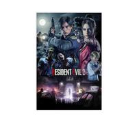 YJJGLZC Resident Evil 2 Game Poster Canvas Poster Wall Art Decor Print Picture Paintings for Living Room Bedroom Decoration 24x36inch(60x90cm)