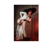YJJGLZC Resident Evil Lady Dimitrescu Poster (9) Canvas Poster Wall Art Decor Print Picture Paintings for Living Room Bedroom Decoration 20x30inch(50x75cm)
