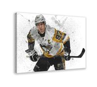 YJJGLZC Sidney Crosby Poster Canvas Poster Wall Art Decor Print Picture Paintings for Living Room Bedroom Decoration 08x12inch(20x30cm)