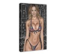 YJJGLZC Sydney Sweeney Sexy Poster (6) Canvas Poster Bedroom Decor Landscape Office Room Decor Gift 16x24inch(40x60cm)