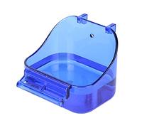 YJJKJ Pet Bird Bath Box Bird Caged Parrot Bathing Tub Bird Cage Accessory Bathing Tub Bath for Small Brids Parakeet Canary Budgerigar Lovebirds (Random Color)
