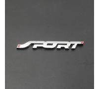 YJJSM Car Emblem Badge Decal Logo for Ford Mondeo Wagon,Grill Logo Letters Car Decal Logo 3D Metal TITANIUM Crest Sign Tailgate Water Proof Anti Wear Car Styling Accessories,Type C