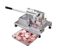 YJKKZQLB Bone Cutting Machine, Manual Guillotine Bones Cutting Machine Stainless Steel Blade Chicken Duck Bone Cutter Pig Ribs Meat Sawing Machine for Home Commercial for Cutting Bone Ribs
