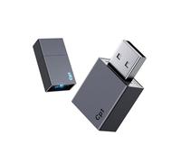 YJLUUJL Carplay Wireless Adapter for Apple iPhone - Convert Wired to Wireless Bluetooth Car Play Adapters for Cars from 2016 and iOS 10+, No Latency,Plug and Play Easy Use, Mini USB Type A Black