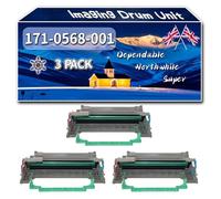 YJMGT 171-0568-001 Imaging Drum Unit Compatible for Konica Minolta PagePro 1350 1350e 1350en 1350w 1380mf Printers, High-Definition Printing Effect with Chip, 30000 Pages (3 Pack Black)