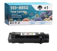 YJMGT 593-BBSG 593-BBS 593-BBRX 593-BBRY Toner Cartridge Compatible for Dell S2825cdn H625cdw H825cdw Printers, High-Definition Printing Effect with Chip, 6000 Pages (1 Pack Black)