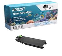 YJMGT AR020T Toner Cartridges Compatible for Sharp AR-5520D AR-5520N AR-5520S Printer, High-Definition Printing Effect with Chip, 26000 Pages (1 Pack Black)