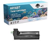 YJMGT AR168T Toner Cartridges Compatible for Sharp AR-156 AR-152 AR-5415 Printer, High-Definition Printing Effect with Chip, 7500 Pages (1 Pack Black)