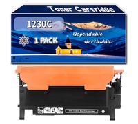 YJMGT Compatible for Dell 1230C Toner Cartridge, Work for Dell 1230C 1230CN 1235C 1235cn Printers, Toner Cartridge 593-10493 593-10494 593-10495 593-10496 (1 Pack Black)