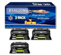 YJMGT Compatible for Dell B5460DN Drum Unit, Work for Dell B5460DN B5465DNF Printers, Drum Unit 724-10518 (3 Pack Black)