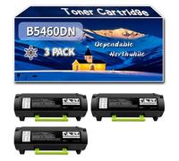 YJMGT Compatible for Dell B5460DN Toner Cartridge, Work for Dell B5460DN Printers, Toner Cartridge 593-11190 (3 Pack Black)
