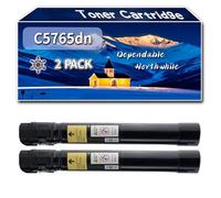 YJMGT Compatible for Dell C5765dn Toner Cartridge, Work for Dell C5765dn Printers, Toner Cartridge 593-BBCX 593-BBCL 593-BBCR 593-BBCS (2 Pack Black)