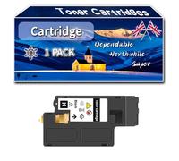 YJMGT Compatible for Dell Cartridge 1250 Toner Cartridges, Work for Dell 1250c 1350cnw 1355cn 1355cnw C1760nw C1765nf Printers (1 Pack Black)
