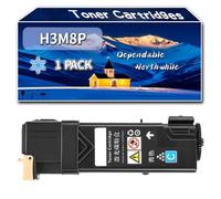 YJMGT Compatible for Dell H3M8P Toner Cartridges, Work for Dell E525w Printers, Toner Cartridges 593-BBLN 593-BBLL 593-BBJU 593-BBJX VR3NV WN8M9 MWR7R (1 Pack Cyan)