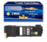 YJMGT Compatible for Dell H3M8P Toner Cartridges, Work for Dell E525w Printers, Toner Cartridges 593-BBLN 593-BBLL 593-BBJU 593-BBJX VR3NV WN8M9 MWR7R (1 Pack Yellow)