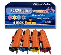 YJMGT Compatible for Dell S2825cdn Drum Unit, Work for Dell H625cdw H825cdw S2825 S2825cdn Printers, Drum Unit 724-BBND (D20NH) 724-BBNE (MJN86) 724-BBNG (CD7Y3) 724-BBNI (16C0Y) (4-Pack BK/C/M/Y)