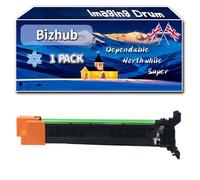 YJMGT Compatible for Konica Minolta Bizhub C203 Imaging Drum Unit, Work for Konica Minolta Bizhub C203 Bizhub C253 Printers, Imaging Drum Unit IU211 IU211K IU211C IU211M IU211Y A0DE02F (1 Pack Cyan)