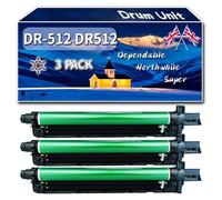 YJMGT Compatible for Konica Minolta DR-512 DR512 Drum Unit, Work for Konica Minolta Bizhub C224 C224E C284 C284E C364 C364e C454 C454e C554 C554e Printers, Drum Unit (3 Pack Black)