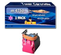 YJMGT Compatible for Konica Minolta m 4750 Toner Cartridge, Work for Konica Minolta magicolor 4750 Colour Printers, Toner Cartridge A0X5150 A0X5450 A0X5350 A0X5250 (1 Pack Magenta)