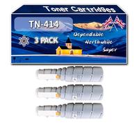 YJMGT Compatible for Konica Minolta TN-414 A202050 Toner Cartridges, Work for Konica Minolta BizHub 363 423 Printers, Toner Cartridges TN414 (3 Pack Black)