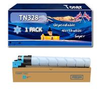 YJMGT Compatible for Konica Minolta TN328 Toner Cartridges, Work for Konica Minolta Bizhub C250i C300i Printers (1 Pack Cyan)