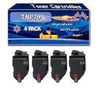 YJMGT Compatible for Konica Minolta TNP79 TNP-79 Toner Cartridges, Work for Konica Minolta C3350i C3351i C4050i C4051i Printers, Toner Cartridges (4 Pack Black)