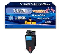 YJMGT Compatible for Konica Minolta TNP79 TNP-79 Toner Cartridges, Work for Konica Minolta C3350i C3351i C4050i C4051i Printers, Toner Cartridges (1 Pack Cyan)