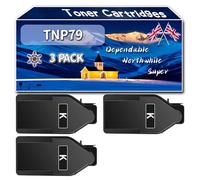 YJMGT Compatible for Konica Minolta TNP79 Toner Cartridges, Work for Konica Minolta Bizhub C3350i C4050i Printers, Toner Cartridges TNP-79 TNP79K TNP79C TNP79M TNP79Y (3 Pack Black)
