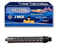 YJMGT Compatible for Ricoh 842283 842284 842285 842286 Toner Cartridges, Work for Ricoh IM C4500 IM C5500 IM C6000 Printers, Toner Cartridges (1 Pack Black)