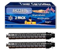 YJMGT Compatible for Ricoh 842283 842284 842285 842286 Toner Cartridges, Work for Ricoh IM C4500 IM C5500 IM C6000 Printers, Toner Cartridges (2 Pack Black)