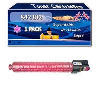 YJMGT Compatible for Ricoh 842382 842383 842384 842385 Toner Cartridges, Work for Ricoh M C300 IM C300F Printers, Toner Cartridges (1 Pack Magenta)