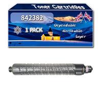 YJMGT Compatible for Ricoh 842382 842383 842384 842385 Toner Cartridges, Work for Ricoh M C300 IM C300F Printers, Toner Cartridges (1 Pack Black)