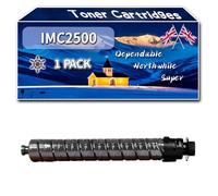 YJMGT Compatible for Ricoh IMC2500 Toner Cartridges, Work for Ricoh IM C2000 IM C2500 Printers, Toner Cartridges 842311 842312 842313 842314 (1 Pack Black)