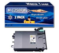 YJMGT Compatible for Ricoh M C250FW Waste Toner Container, Work for Ricoh Aficio SPC220N SPC220S SPC231N SPC231SF Printers (1 Pack Black)