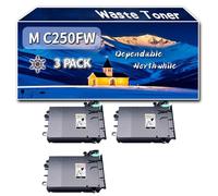 YJMGT Compatible for Ricoh M C250FW Waste Toner Container, Work for Ricoh Aficio SPC232SF SPC240dn Aficio SPC240sf M C250FW M C250FWB P C300W P Printers (3 Pack Black)