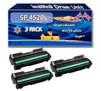 YJMGT Compatible for Ricoh SP 4520 Imaging Drum Unit, Work for Ricoh Aficio MP 401SPF MP 402SPF SP 4520DN MP 402SPF Printers, Imaging Drum Unit M9060114 (3 Pack Black)